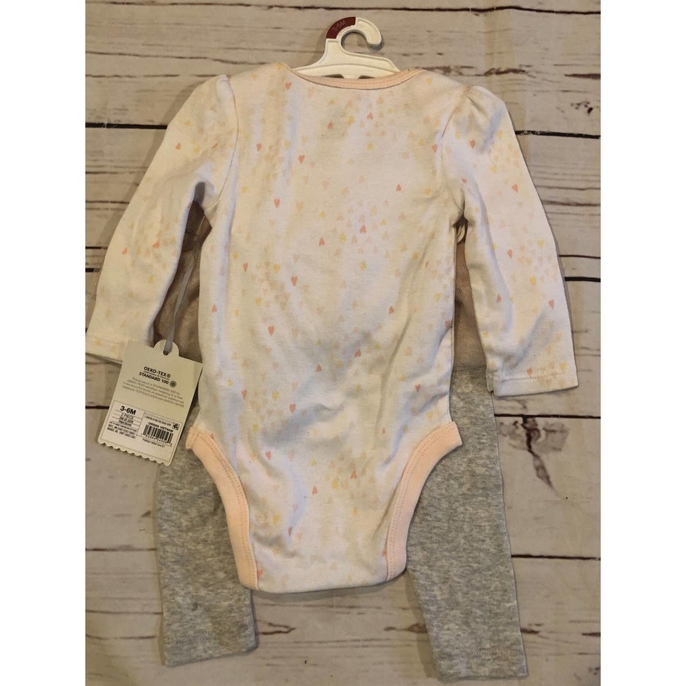 3-6 month Cloud Island Girl 2 piece Long sleeve Tutu